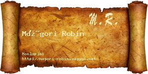 Mágori Robin névjegykártya